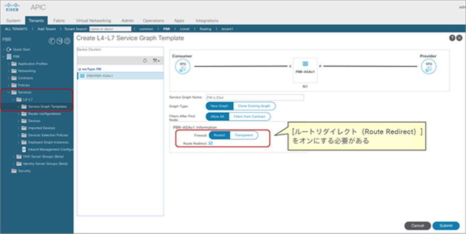 Create a Service Graph Template