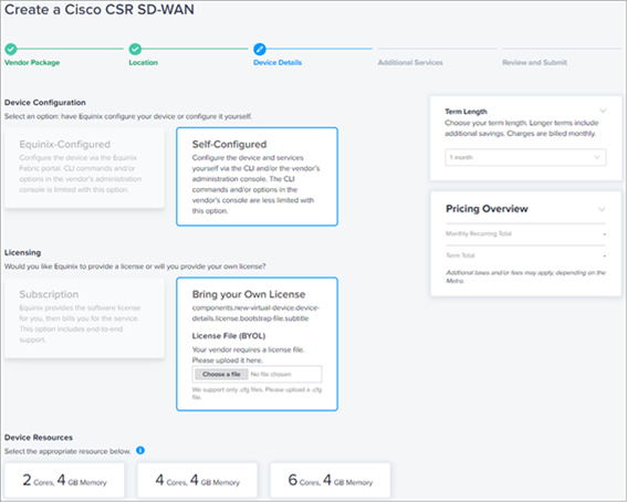 Cisco CSR SD-WAN