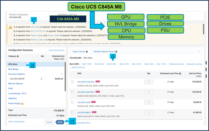 Cisco UCS C845A M8 ラック サーバー発注ガイド - Cisco