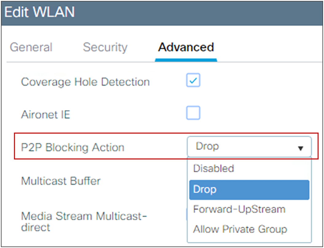 Peer-to-peer blocking