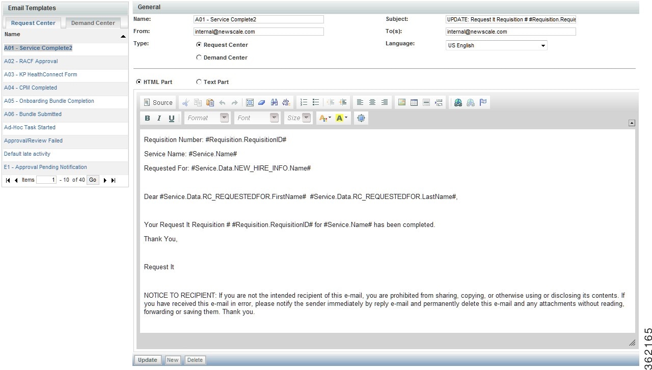 Cisco Prime Service Catalog 11.0 管理および運用ガイド サイト全体の設定 [Cisco Prime