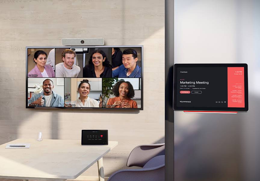 Room Navigator running Appspace as persistent web app