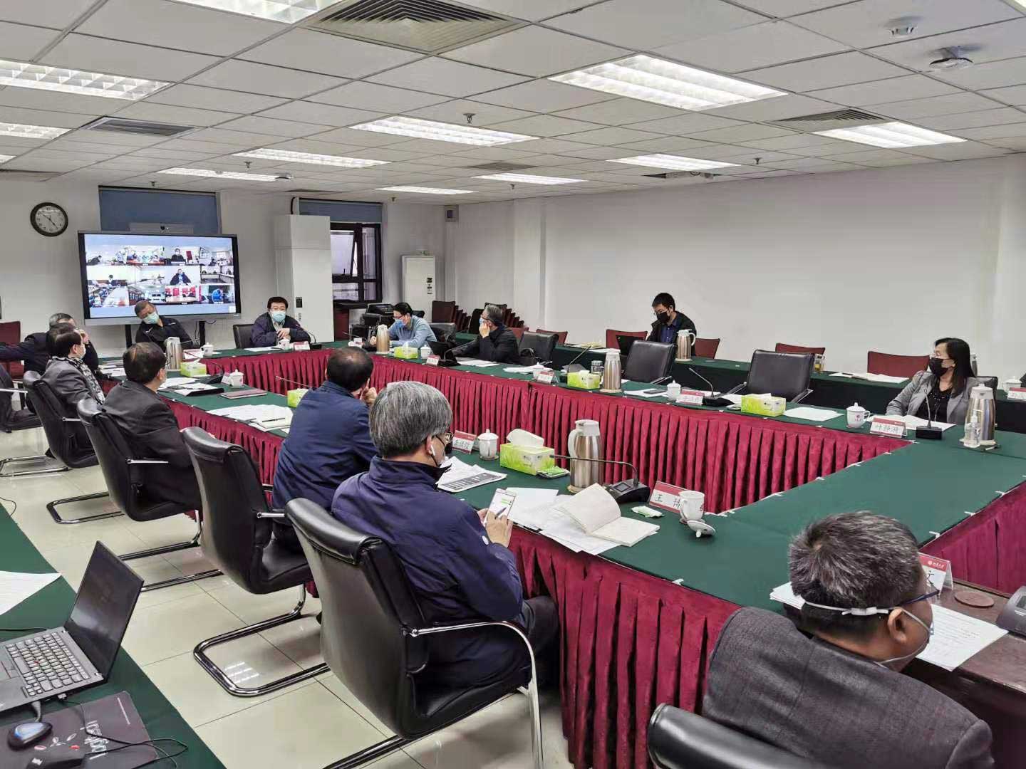 2月5日下午，16个列席单位通过视频会议系统参加校长办公会