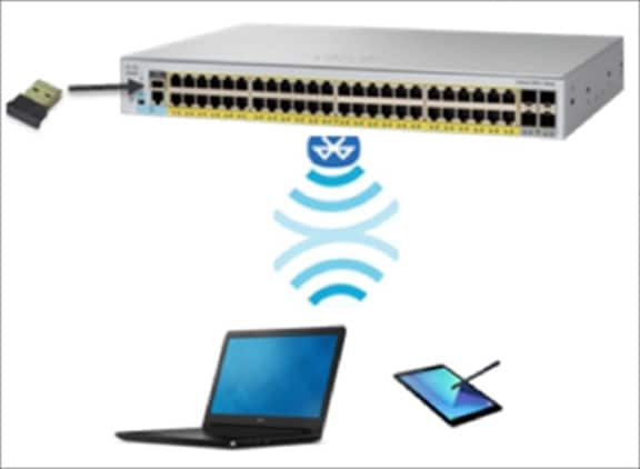 Over-the-air switch access using Bluetooth