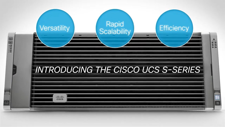 隆重推出 Cisco UCS S 系列