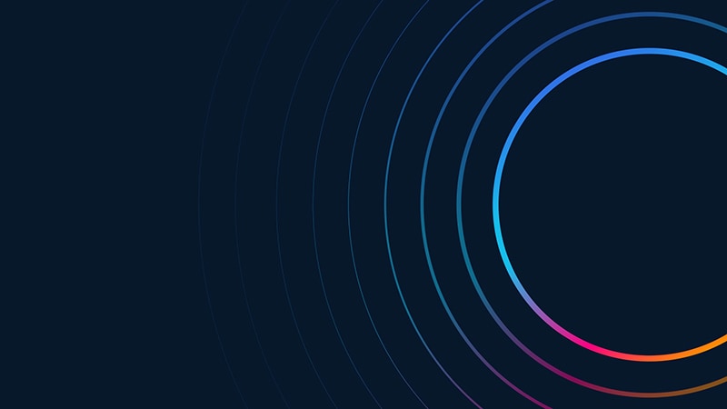 Circles of different colors.