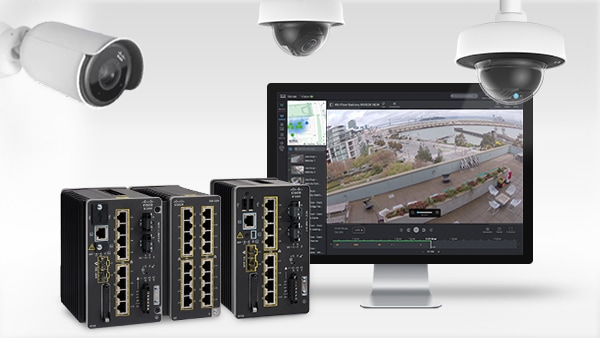Cisco IE-Switches und Cisco Meraki Kameras