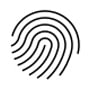 Bild eines Fingerabdrucks, der Sicherheit symbolisiert