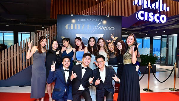 Group picture at Cisco Night 2022