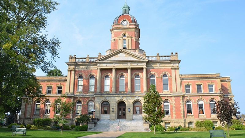 Courthouse in Elkhart County, Indiana