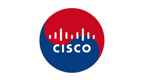 Korean Flag and Cisco logo together