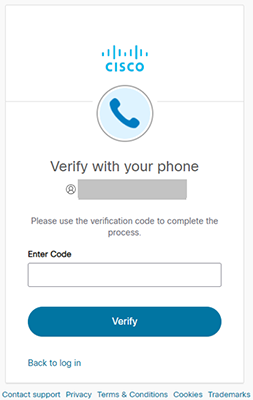 Verify with your phone