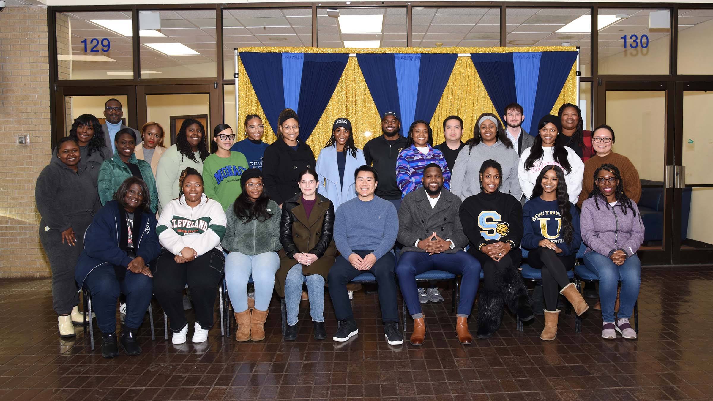 students after completing a Cisco-led privacy training