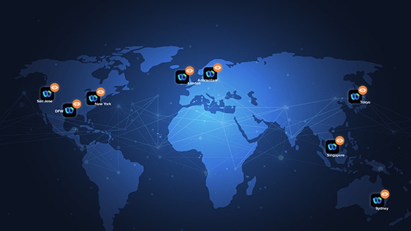 Webex and Cisco ThousandEyes Map