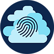 Secure, connected experience icon