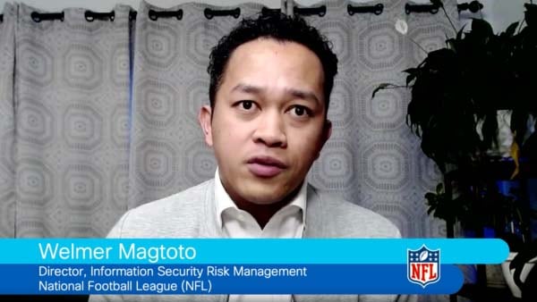 Welmer Magtoto, Director of Information Security Risk Management, NFL