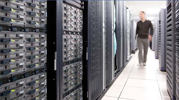 Data center server racks 