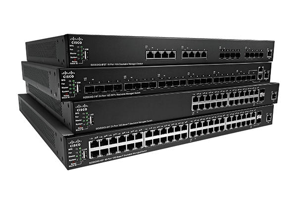 Cisco 550X Series Stackable Managed Switches​​