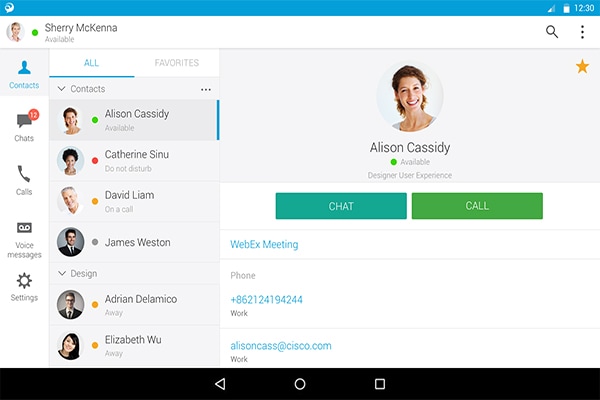 Cisco Jabber for Android