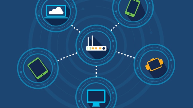 Wireless Local Area Network Diagram