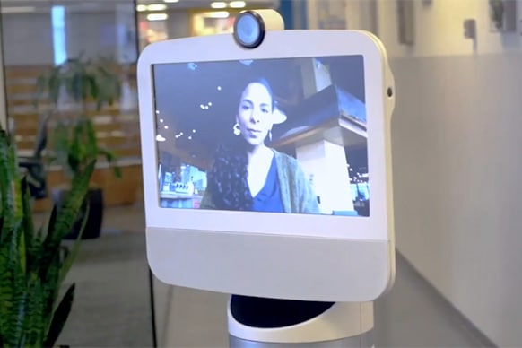 Telepresence robot for video communication
