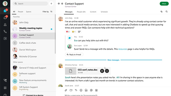 Messaging UX