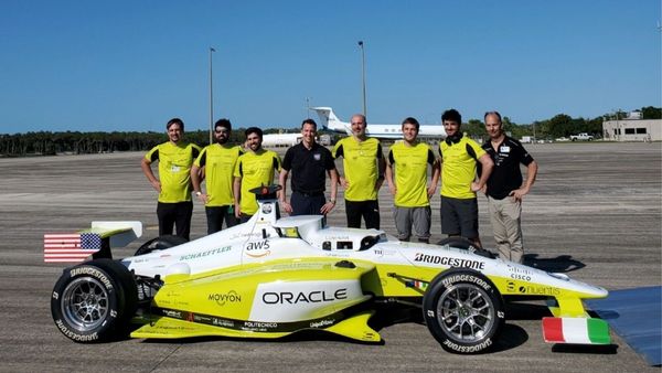Indy Autonomous Challenge race car sets new speed record