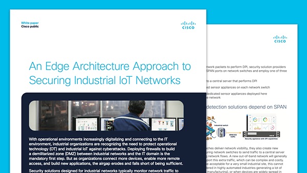 An Edge Architecture Approach to Securing Industrial IoT Networks