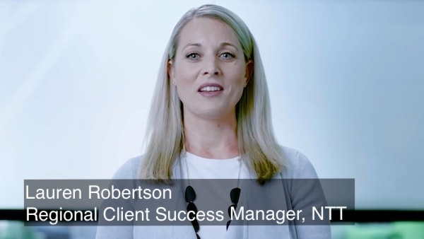 Lauren Robertson, Regional Client Success Manager, NTT