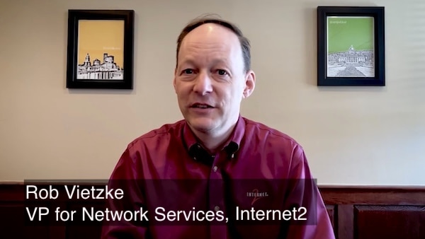 Rob Vietzke, VP for Network Services, Internet2