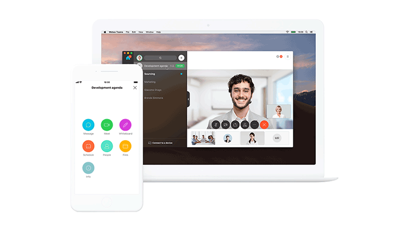 Video conferencing with Webex Meetings