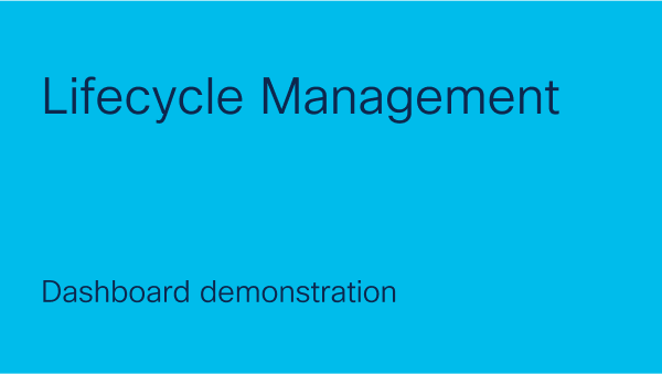Lifecycle management