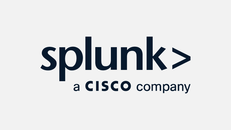 Splunk, a Cisco company logo 