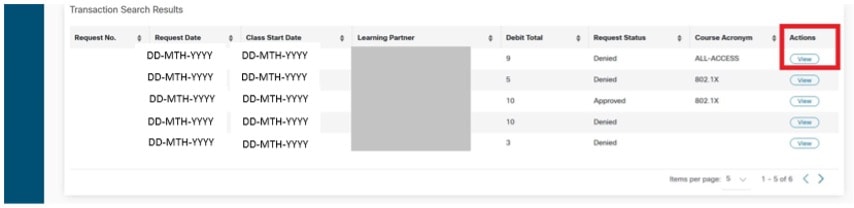 LCMT Debit Requests Approval