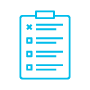 Icon of checklist denoting things to do
