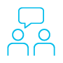 Icon of two people speaking