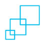 Icon representing integration and scaling