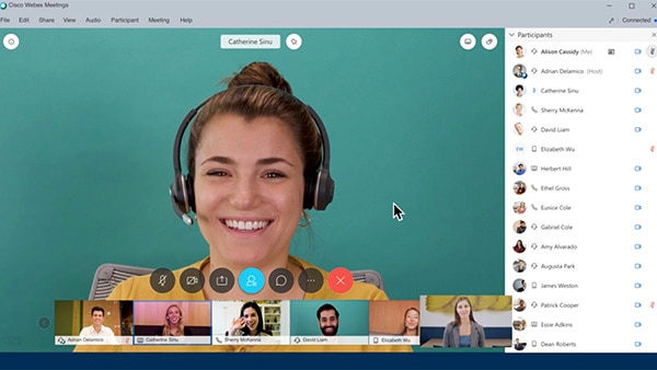 Secure video conferencing