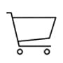 Icon of a shopping cart