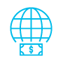Icon representing global currency