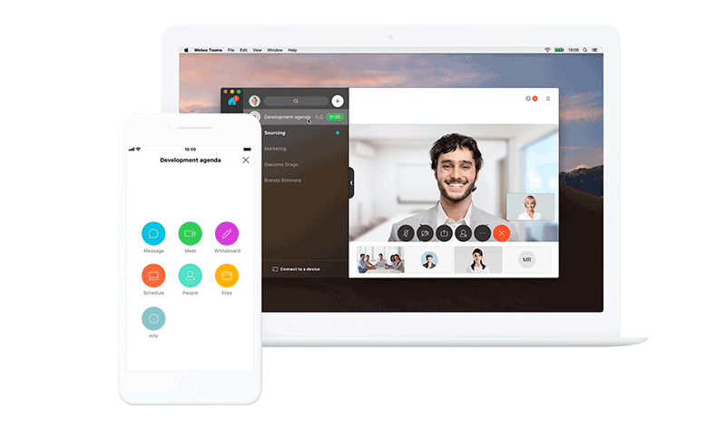 Video conferencing with Webex Meetings