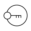 Zero-trust approach icon