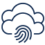 Cloud security icon