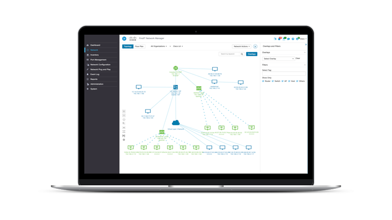 Administración de redes de Cisco FindIT