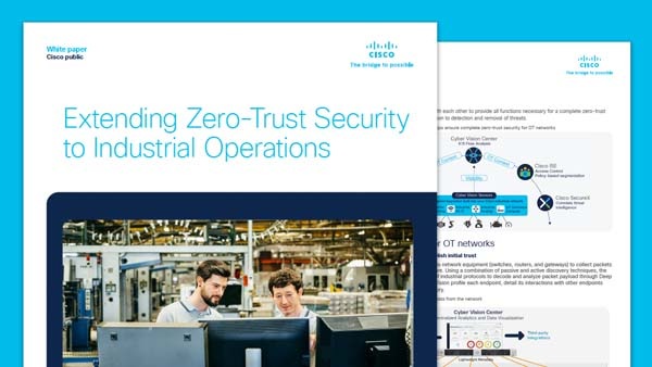 La sécurité zero-trust pour les opérations industrielles