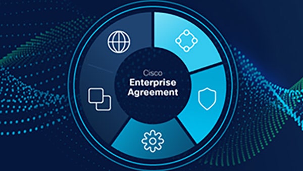 Un contrat Cisco Enterprise Agreement pour toutes nos solutions d'infrastructure pour les applications