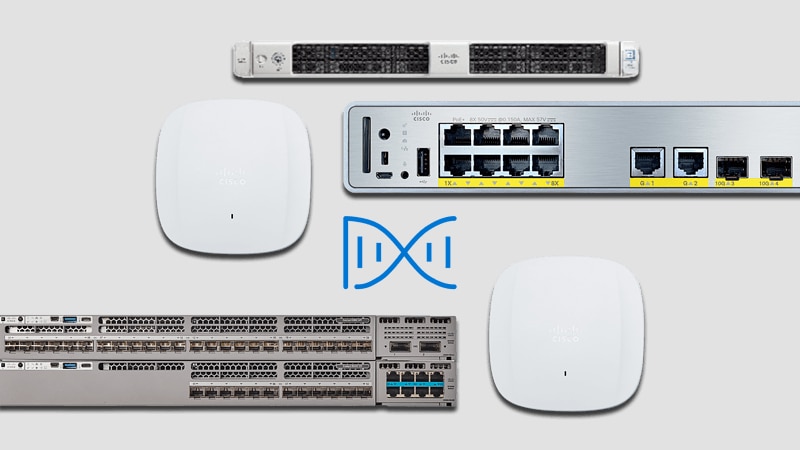 Commutateurs, point d'accès et tableau de bord du kit de démarrage Cisco DNA Starter Kit