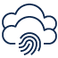 Icône représentant la sécurité cloud