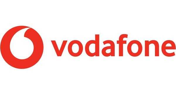Vodafone 社のロゴ