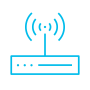 エンドポイント Wi-Fi ルータを示すアイコン